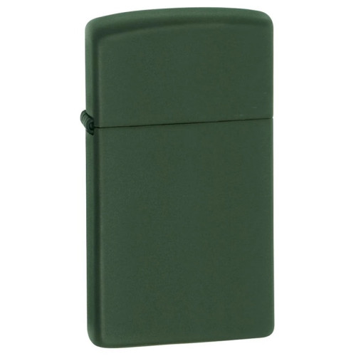 Запальничка Zippo (Зіппо) вузька Slim Green Matte 1627