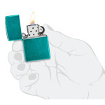 Зажигалка Zippo (Зиппо) Candy Teal 24004