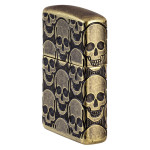 Зажигалка Zippo (Зиппо) Armor® Antique Brass Cackling Cranium 46302