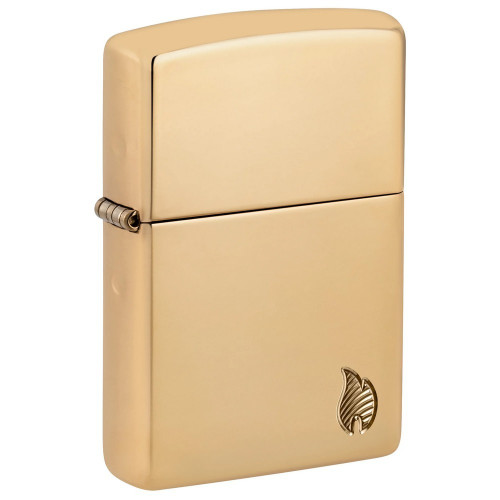 Зажигалка Zippo (Зиппо) Armor® High Polish Brass Flame Design 46397