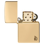 Зажигалка Zippo (Зиппо) Armor® High Polish Brass Flame Design 46397