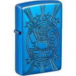 Запальничка  Zippo (Зіппо) Armor HP Blue Starburst 46851