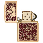 Запальничка Zippo (Зіппо) Queen of Bud Passionate Rose and Crown 47108