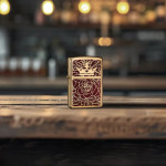 Запальничка Zippo (Зіппо) Queen of Bud Passionate Rose and Crown 47108