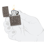 Зажигалка  Zippo (Зиппо) Reverse Carve 46312