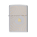 Запальничка Zippo (Зіппо) Flame and Circles Design 46332