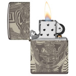 Зажигалка Zippo (Зиппо) 3D Metal Head Design 46357