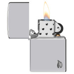 Зажигалка  Zippo (Зиппо) Armor® Chrome Flame 46396