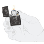 Зажигалка Zippo (Зиппо) Royal Skull Design 46699