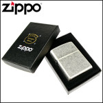 Набір Zippo Запальничка ANTIQUE SILVER PLATE 121FB + Чохол Zippo + Паливо 125мл + набір Кремнів