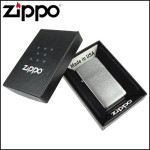 Запальничка Zippo (Зіппо) вузька BRUSH FINISH CHROME 1600