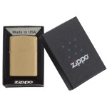 Запальничка Zippo (Зіппо) BR FIN SOLID BRASS 204