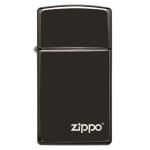 Зажигалка Zippo (Зиппо) 28123 SLIM EBONY W/ZIPPO 28123ZL