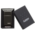 Зажигалка Zippo (Зиппо) 28123 SLIM EBONY W/ZIPPO 28123ZL
