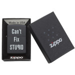 Запальничка Zippo (Зіппо) Cant Fix Stupid 28664