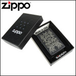 Запальничка Zippo (Зіппо) Black and Chrome 28686