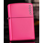Зажигалка Zippo (Зиппо) Neon Pink LOGO 28886ZL