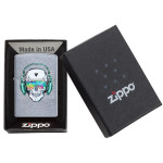 Запальничка Zippo ( Зіппо) 207 Skull Headphone Design 29855