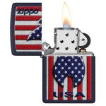 Запальничка Zippo (Зіппо) Patriotic Flame Design 48560