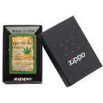 Зажигалка  Zippo (Зиппо) Cannabis Design 49119