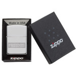 Зажигалка  Zippo (Зиппо) Etched Freedom Design 49129