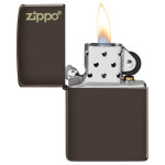 Запальничка Zippo (Зіппо) Reg Brown Matte Logo 49180ZL