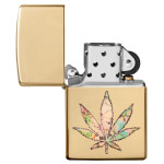 Зажигалка Zippo Pot Leaf Fusion Design 49240