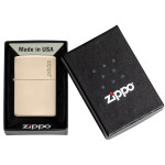 Зажигалка  Zippo (Зиппо) Flat Sand Zippo Logo 49453ZL