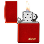 Зажигалка  Zippo (Зиппо) Anodized Red Zippo Lasered Logo 49475ZL