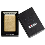 Зажигалка Zippo (Зиппо) Regular Tumbled Brass 49477