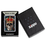 Зажигалка Zippo (Зиппо) Skull King Design 49666
