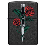 Зажигалка Zippo (Зиппо) Rose Dagger Tattoo Design 49778