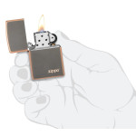 Зажигалка Zippo (Зиппо) Rustic Bronze Zippo Lasered 49839 ZL
