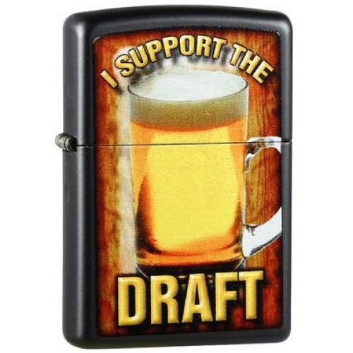 Запальничка Zippo (Зіппо) I SUPPORT THE DRAFT 28294