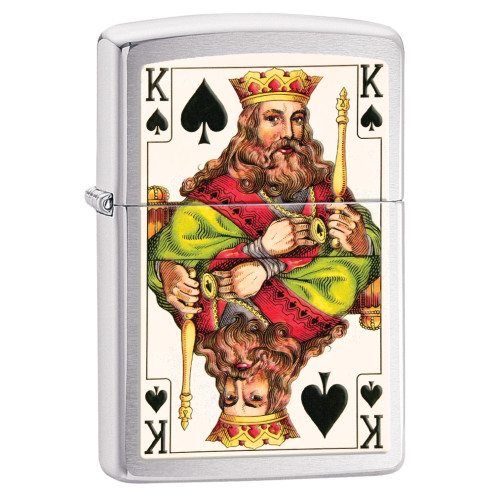 Запальничка Zippo (Зіппо) King Brushed Chrome 28489