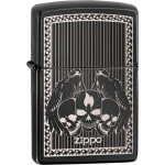 Зажигалка Zippo (Зиппо) Iced Skulls 28678