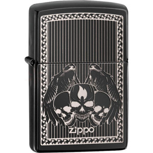 Запальничка Zippo (Зіппо) Iced Skulls 28678