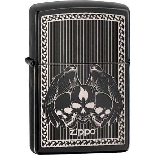 Запальничка Zippo (Зіппо) Iced Skulls 28678