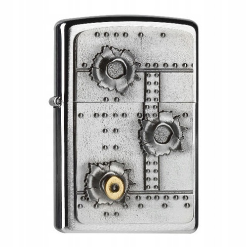 Запальничка Zippo ( Зіппо) Emblem Bullet Holes 3D 2004519