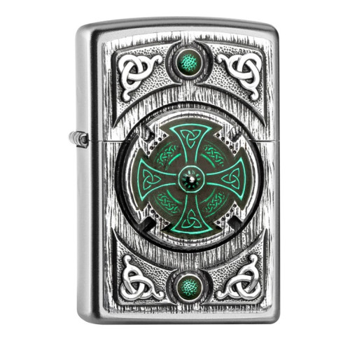 Запальничка Zippo ( Зіппо) Emblem Celtic Green Cross 2005167