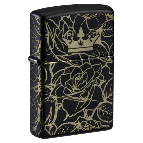Зажигалка Zippo (Зиппо) Queen of Bud Dark Roses 47107