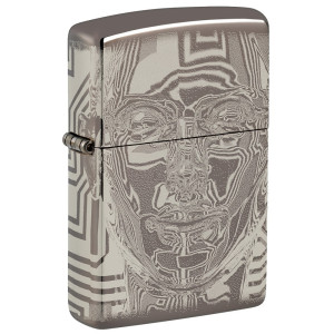 Зажигалка Zippo (Зиппо) 3D Metal Head Design 46357