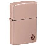 Запальничка Zippo (Зіппо) Armor® High Polish Rose Gold Flame Design 46401