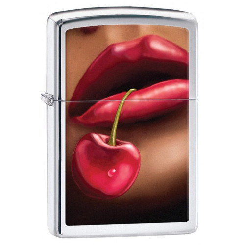 Зажигалка Zippo (Зиппо) Lips & Cherries 28655
