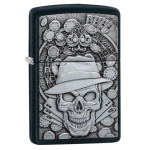 Зажигалка  Zippo (Зиппо) Gambling Skull 49183