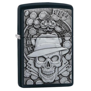 Запальничка Zippo (Зіппо) Gambling Skull 49183