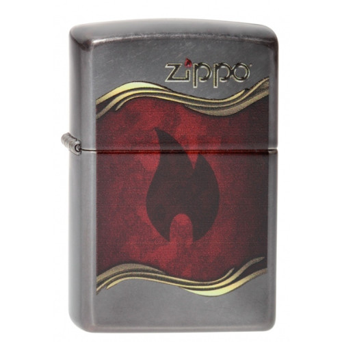 Запальничка Zippo (Зіппо) Flame gray dusk 28378.120