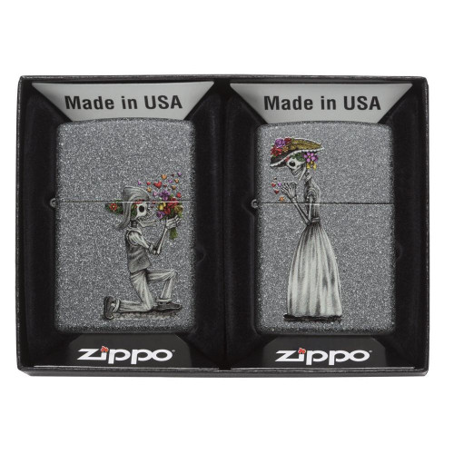 Запальничка Zippo (Зіппо) Day of Dead Skulls Set 28987