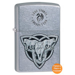 Запальничка Zippo (Зіппо) ANNE STOKES Wolf Trio Canvas 49099