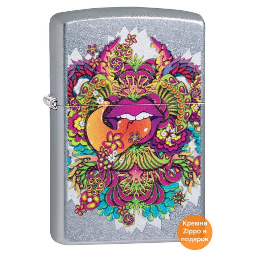 Запальничка Zippo (Зіппо) Psychedelic Lips 49110